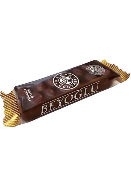 Beyoğlu Sütlü Fındıklı Çikolata 30 gr x 5 Adet