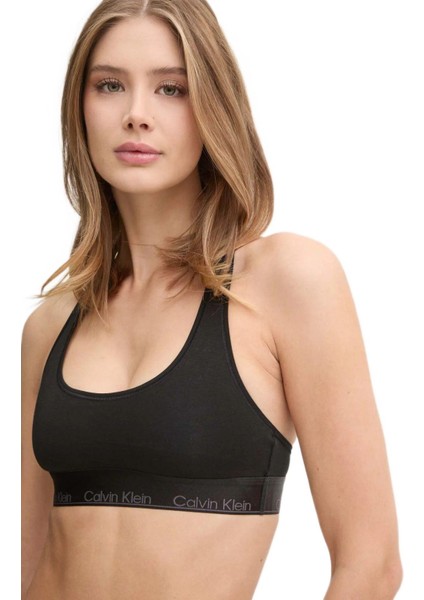 Kadın Siyah Bralet Tanga Set 000QF8000E