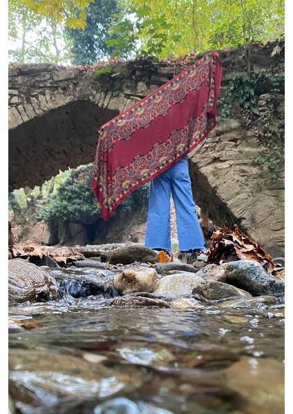70*180 cm Pamuk Şal - Tulpa