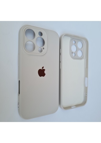 Apple iPhone 16 Pro Max (6.9inç) Kamera Korumalı Içi Kadife Lansman Silikon Kılıf