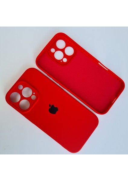 Apple iPhone 16 Pro Max (6.9inç) Kamera Korumalı Içi Kadife Lansman Silikon Kılıf