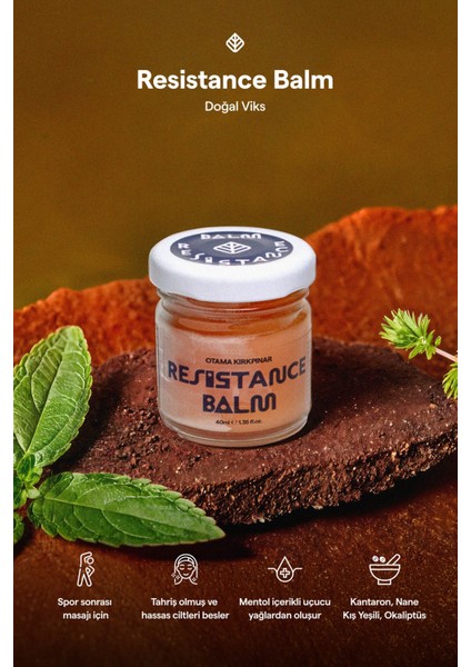 Resistance Balm (Mentol İçerikli) 40 ML