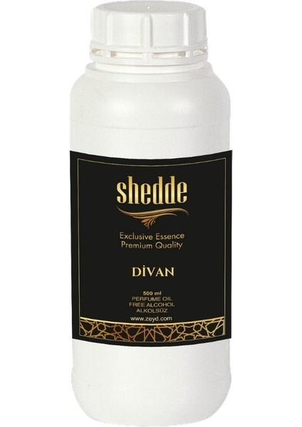 Divan Kokusu Alkolsüz Esans Edp Unisex 500 ml Shedde