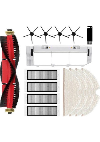 S5 Max, S6 Maxv, S4 E2, E3, E4, E5,1s, SDJQR01RR Silindir Yan Fırça Filtre Mop Robot Süpürge Parçaları (Yurt Dışından)