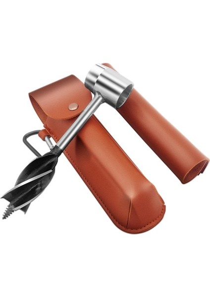 El Burgu Matkap Biç Bushcraft Puncher Hayatta Kalma Sırt Çantası Kahverengi (Yurt Dışından)