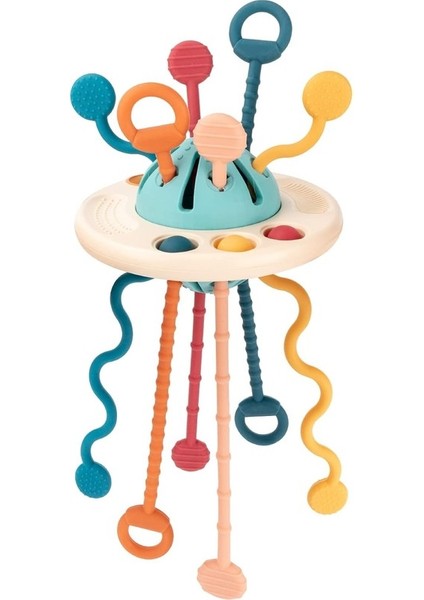 6-12 Ay Bebek Duyusal Montessori Silikon Oyuncak Doğum Günü Hedi (Yurt Dışından)
