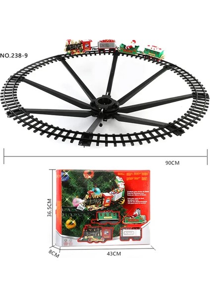 Yılbaşı Tren Seti Yılbaşı Dekorasyon Oyuncakları (Yurt Dışından)