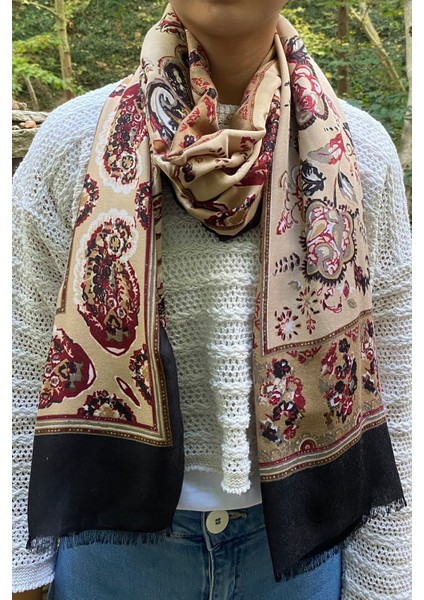 70*180 cm Pamuk Şal - Rose