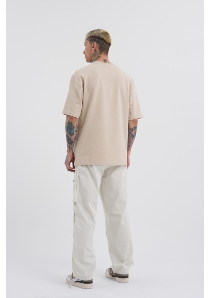 Erkek Baggy Kargo Cep Açık Taş Jean fırsatları