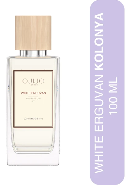 Ojijo London White Erguvan Kolonya 100 ml - 80°