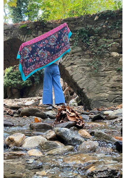 70*180 cm Pamuk Şal - Rose