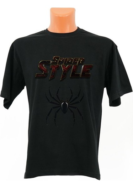 Spider Style Baskılı Tişört