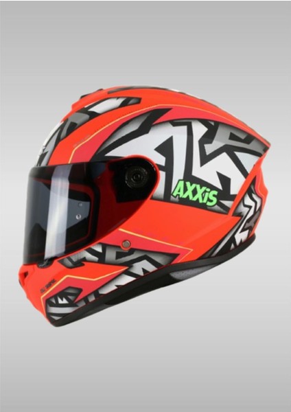 Axxıs Draken S Jolly C5 Matt Red Kask