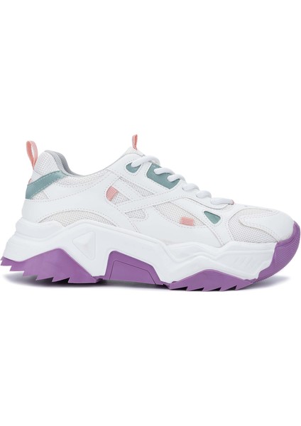 Kadın Vegan Beyaz/lila Sneakers & Spor Ayakkabı 936 65137 Bn Ayk SK24-25 Beyaz/lıla