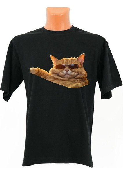 Kedi Baskılı Tişört