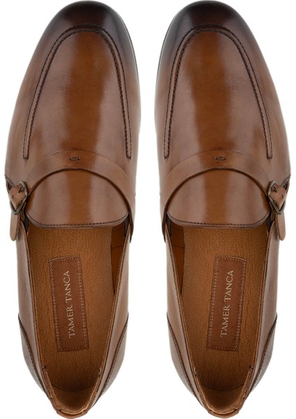 Erkek Deri Taba Loafer Ayakkabı 987 127 Erk Ayk SK24-25 Taba