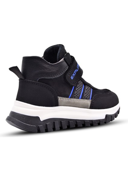 Explore Tek Cırtlı Deri Anatomik Erkek Çocuk Bot Siyah fiyatları