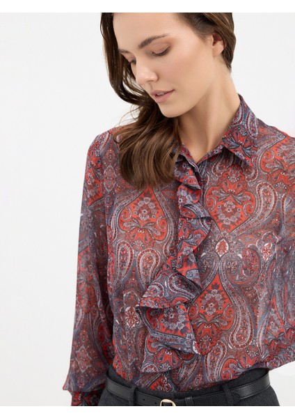 Kadın Gömlek-Kırmızı fırsatları