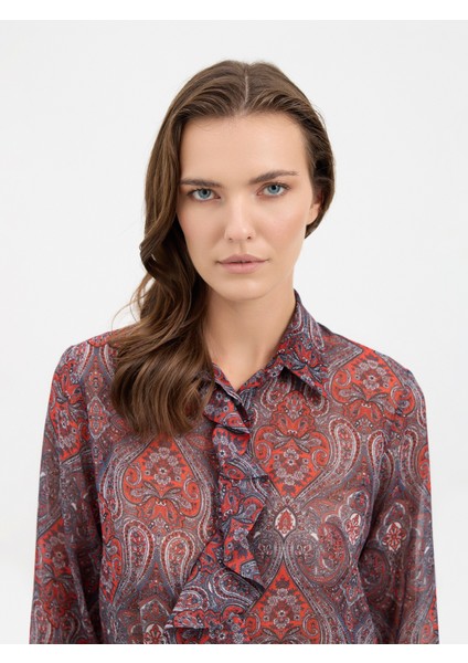 Kadın Gömlek-Kırmızı indirimleri