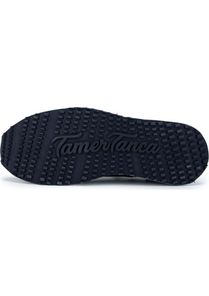 Tamer Tanca Erkek Hakiki Deri Lacivert Sneakers & Spor Ayakkabı 383 6093 Erk Ayk Y24 Lacıvert Sılver