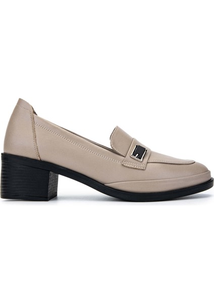 Kadın Deri Vizon Makosen Ayakkabı 1065 219-550 Bn Ayk SK24-25 Vızon Dr