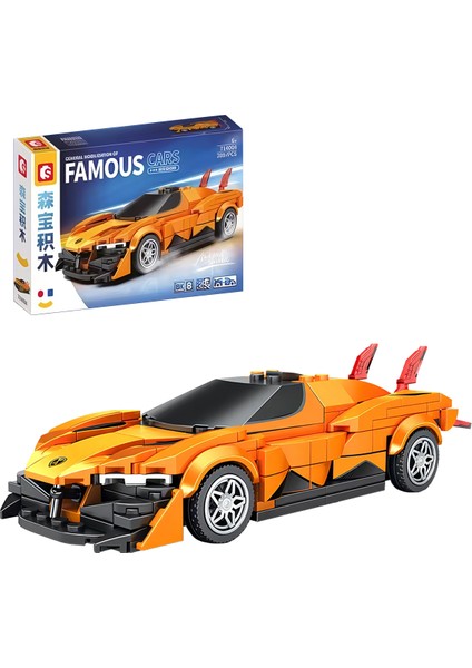 Sembo Block Famous Cars Apollo Evo 289 Parça Yapı Blokları LEGO ile Uyumlu (714004)