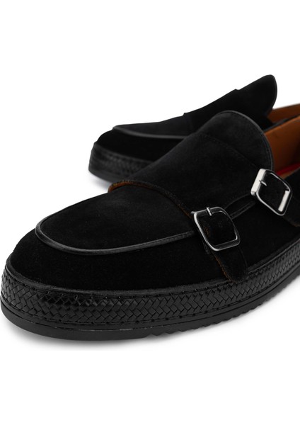 Erkek Siyah Süet Casual Ayakkabı 537 3445 Erk Ayk Y24 Sıyah Suet modelleri