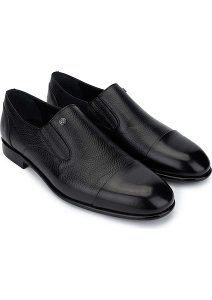 Erkek Deri Siyah Loafer Ayakkabı 01 2227 Erk Ayk SK24-25 Sıyah