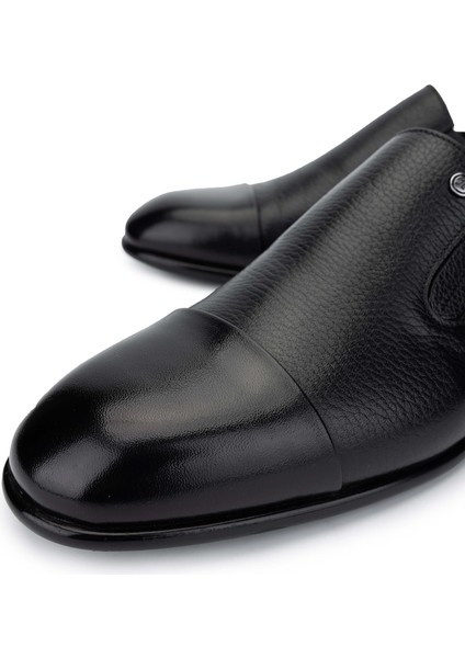 Erkek Deri Siyah Loafer Ayakkabı 01 2227 Erk Ayk SK24-25 Sıyah