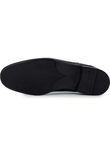 Erkek Deri Siyah Loafer Ayakkabı 01 2227 Erk Ayk SK24-25 Sıyah