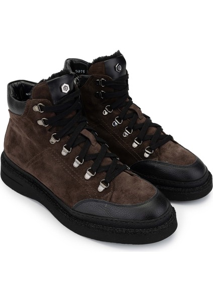 Erkek Hakiki Deri Koyu Kahve Casual Bot 1024 14975 Erk Bot SK24-25 Tdm fiyatları