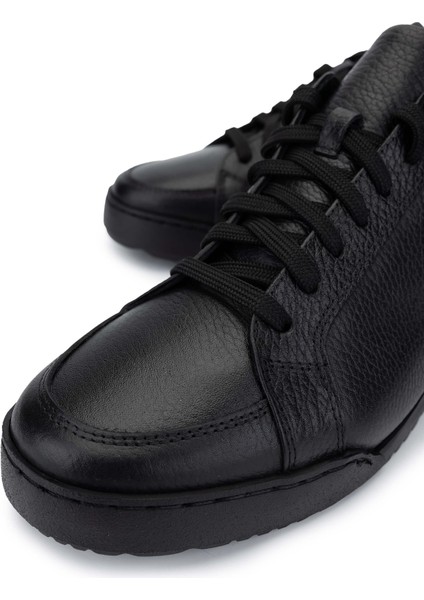 Tamer Tanca Erkek  Deri Siyah Floter Sneakers & Spor Ayakkabı 04 BNS01 Erk Ayk SK24-25 Sıyah Fltr