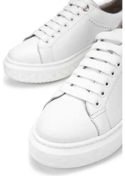 Kadın Deri Beyaz Sneakers & Spor Ayakkabı 1063 2025 Bn Ayk SK24-25 Beyaz fırsatları