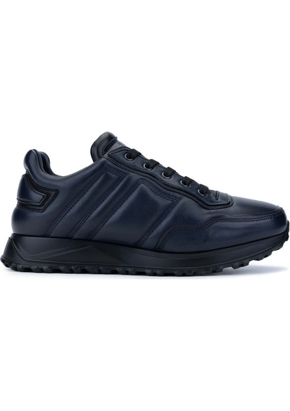 Erkek Deri Lacivert Sneakers & Spor Ayakkabı 510 FU1240BL Erk Ayk SK24-25 Blu/nero