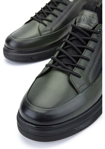 Erkek Deri Haki Analin Sneakers & Spor Ayakkabı 381 20548 Erk Ayk SK24-25 Hakı Anl fırsatları