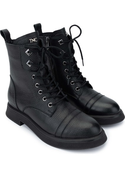 Kadın Hakiki Deri Siyah Floter Casual Bot 1066 2077 Bn Bot SK24-25 Sıyah Fltr fiyatları