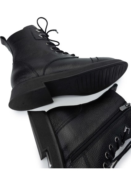 Kadın Hakiki Deri Siyah Floter Casual Bot 1066 2077 Bn Bot SK24-25 Sıyah Fltr indirimleri