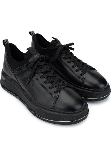 Erkek Deri Siyah Analin Sneakers & Spor Ayakkabı 381 20550 Erk Ayk SK24-25 Sıyah Anl fiyatları