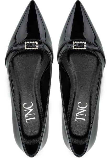 Kadın Vegan Siyah Rugan Topuklu Ayakkabı 1073 20 Bn Ayk SK24-25 Sıyah Rgn indirimleri