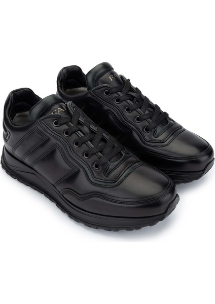 Erkek Deri Siyah Sneakers & Spor Ayakkabı 510 FU1240BL Erk Ayk SK24-25 Nero/bottle