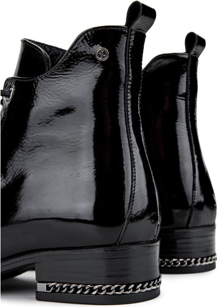 Kadın Deri Siyah Rugan Casual Bot 322 2152708 Bn Bot SK24-25 Sıyah Krsk Rgn indirimleri