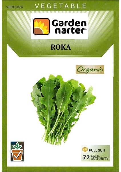Geniş Yapraklı Roka Tohumu - Paket 25 gr 17500 Tohum