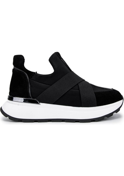 Kadın Deri/tekstil Siyah Sneakers & Spor Ayakkabı 923 01TC Bn Ayk SK24-25 Sıyah