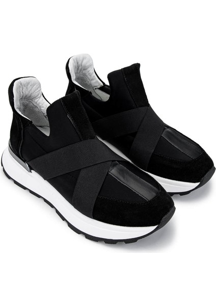 Kadın Deri/tekstil Siyah Sneakers & Spor Ayakkabı 923 01TC Bn Ayk SK24-25 Sıyah fiyatları