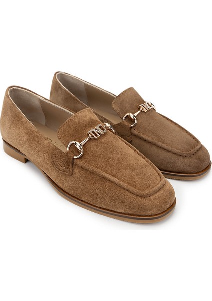 Kadın Deri Tütün Süet Loafer Ayakkabı 945 131-11114 Bn Ayk SK24-25 Tutun Suet fiyatları
