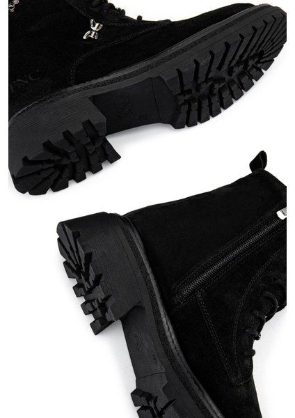 Kadın Deri Siyah Süet Casual Bot 1031 187-R340 Bn Bot SK24-25 Sıyah Suet indirimleri