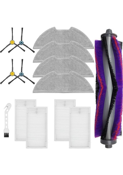 E10S NERE10S, M9, Obode A8 Plus Robot Süpürge Aksesuarları Ana Yan Fırça Filtreleri (Yurt Dışından)