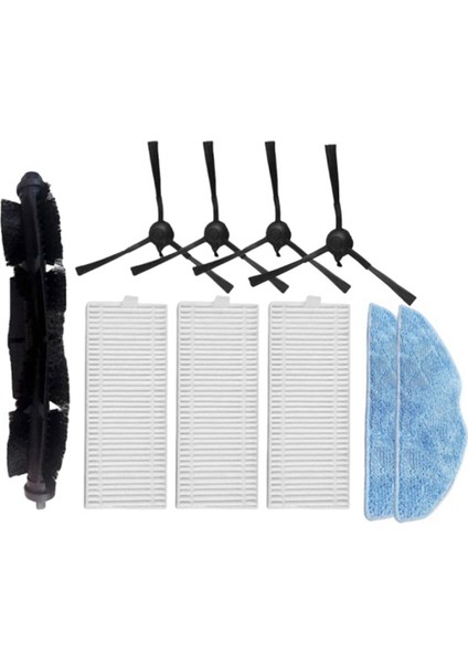 Homerun Serie 3000 XU3100/01 Mop Bezi Yan Fırça Filtre Süpürme Robotu Aksesuarları Için Uygundur (Yurt Dışından)