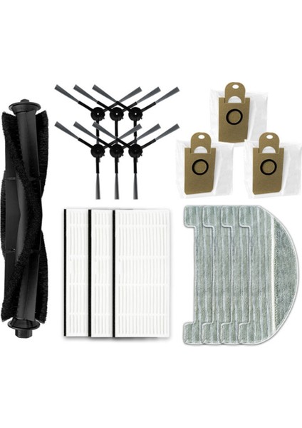 M8 Pro Robot Süpürge Yedek Aksesuarları Yedek Parçaları Için 17 Adet (Yurt Dışından)