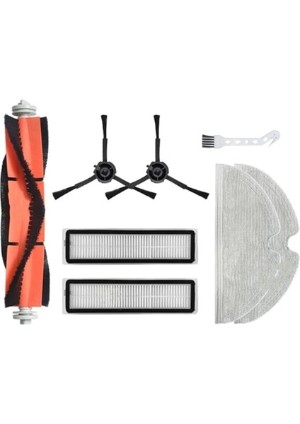 L600 Robot Süpürge Ana Yan Fırça Hepa Filtre Paspas Bezi Yedek Aksesuarları (Yurt Dışından)